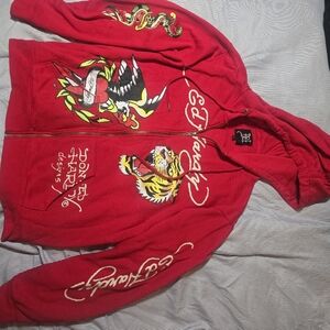Ed Hardy Track Suit TOP AND BOTTOM!!!